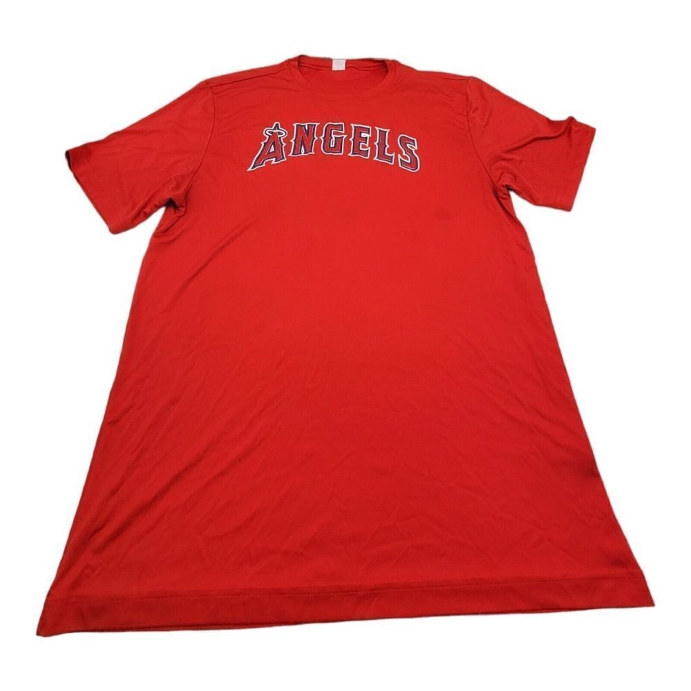Sport Tek Mens Sz L Short Sleeve Angels Shirt